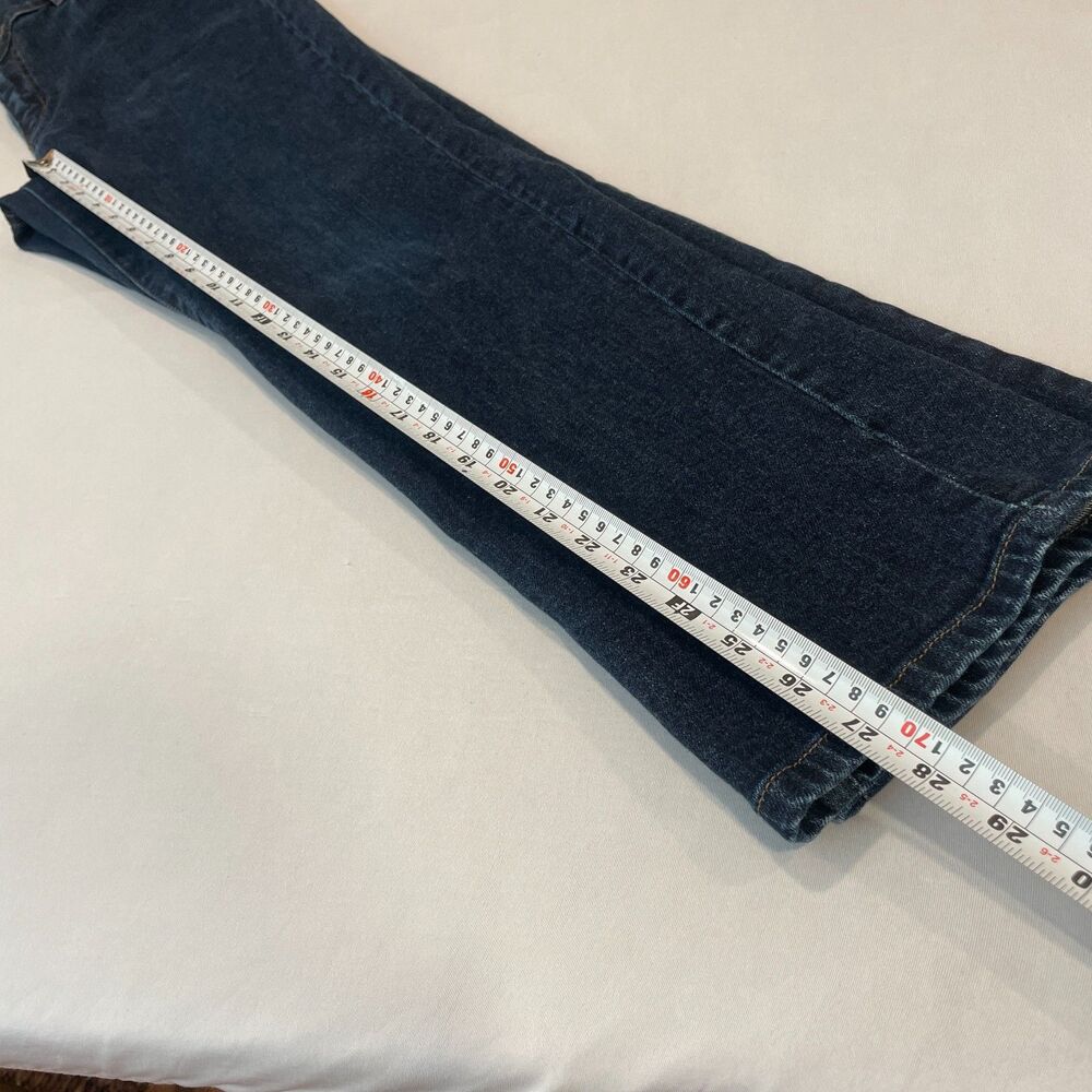 ~ Lauren Ralph Lauren 10 Jeans LRL Classic Straight Mid Rise Women's Dark Blue - Picture 7 of 16